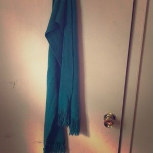 Teal scarf